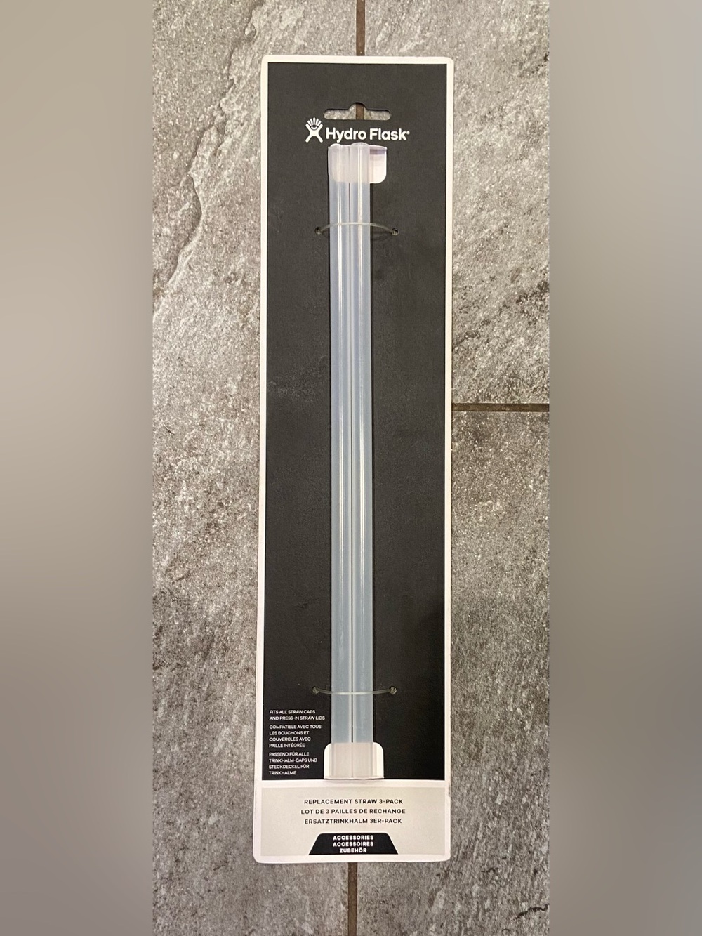 Hydro Flask Clear Silicone Replacement Straws - 3 Pack